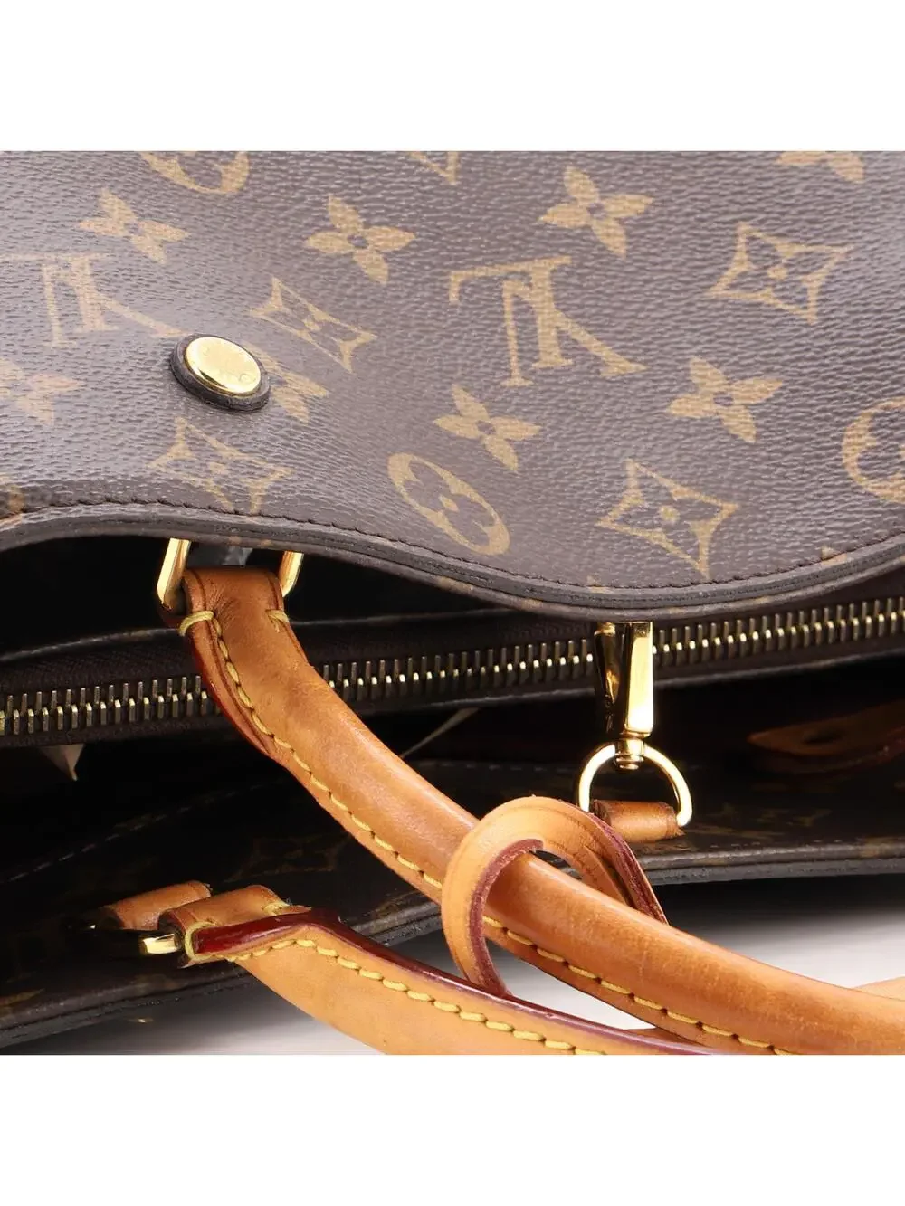 Louis Vuitton Montaigne Handbag Canvas #329806L23B
